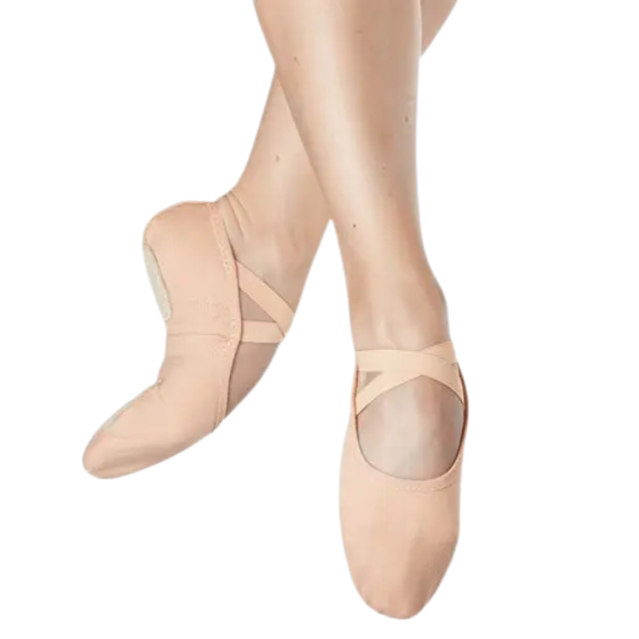 Ballet Shoe Canvas Split-Sole | Ballet Pink | Sizes Run 5/Adult to 11/Adult