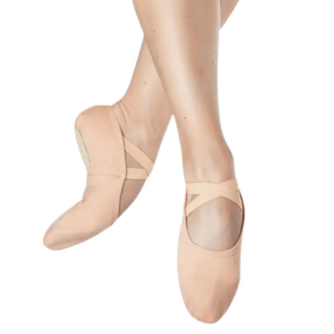Ballet Shoe Canvas Split-Sole | Ballet Pink | Sizes Run 5/Adult to 11/Adult