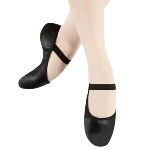 Ballet Shoe Leather | Black | Sizes Run 6/Toddler to 3/Child