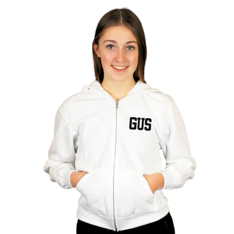 Hoodie Zip Up White