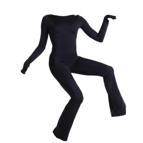 Long Sleeve Flare Leg Unitard