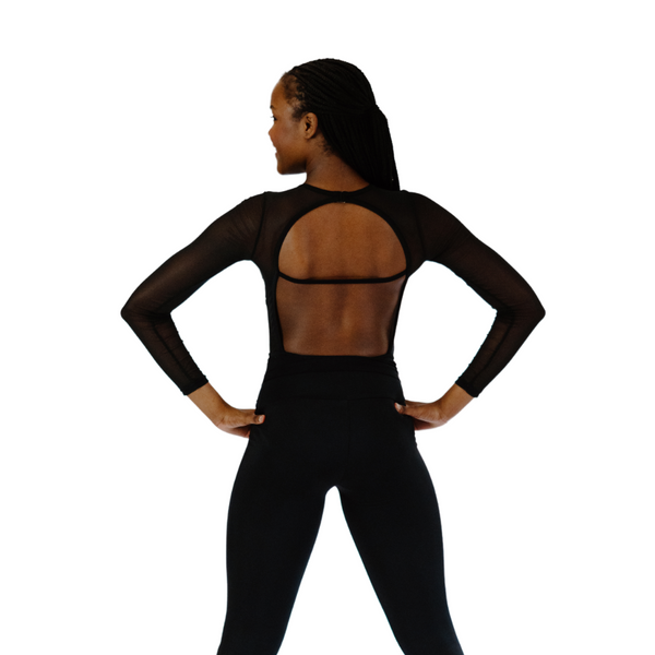 Mesh Illusion Leotard