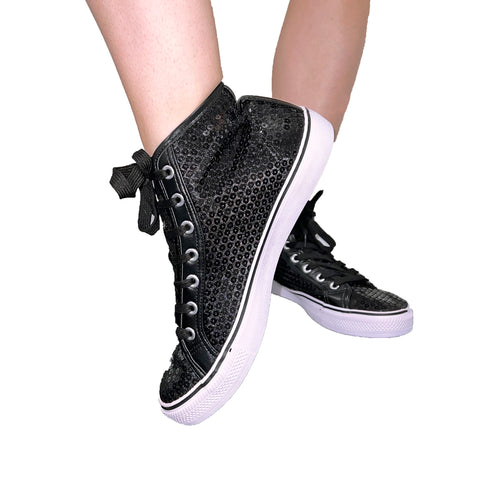 Hip Hop Sequin Sneakers | Sizes Run 9/Toddler to 11/Adult