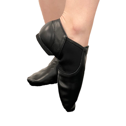Jazz Shoe Slip-On | Black | Sizes Run 10/Toddler to 10.5/Adult